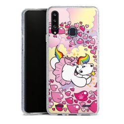 Carry Case Hülle Transparent/glitter ohne Band