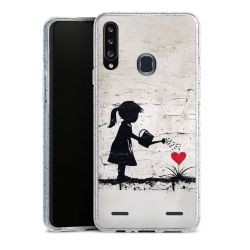 Carry Case Hülle Transparent/glitter ohne Band