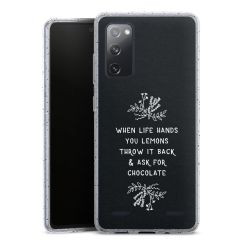 Carry Case Hülle Transparent/glitter ohne Band