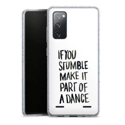 Carry Case Hülle Transparent/glitter ohne Band