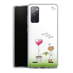 Carry Case Hülle Transparent/glitter ohne Band