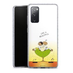 Carry Case Hülle Transparent/glitter ohne Band