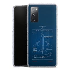 Carry Case Hülle Transparent/glitter ohne Band