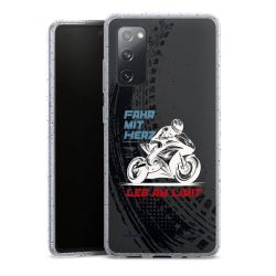 Carry Case Hülle Transparent/glitter ohne Band