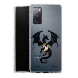 Carry Case Hülle Transparent/glitter ohne Band