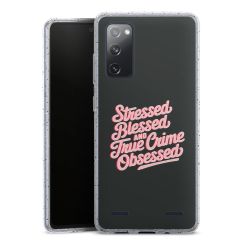 Carry Case Hülle Transparent/glitter ohne Band