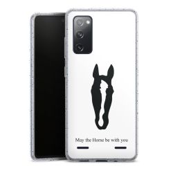 Carry Case Hülle Transparent/glitter ohne Band