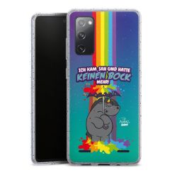 Carry Case Hülle Transparent/glitter ohne Band