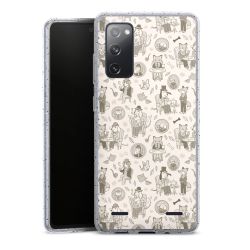 Carry Case Hülle Transparent/glitter ohne Band