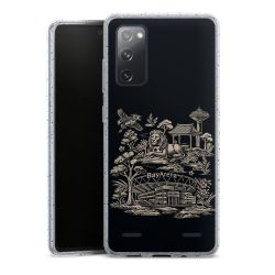 Carry Case Hülle Transparent/glitter ohne Band