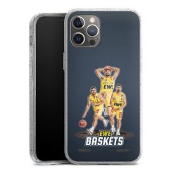 Carry Case Hülle Transparent/glitter ohne Band