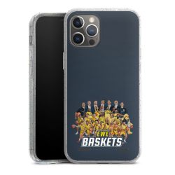 Carry Case Hülle Transparent/glitter ohne Band