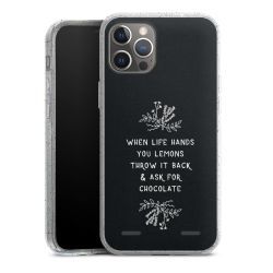 Carry Case Hülle Transparent/glitter ohne Band