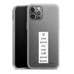 Carry Case Hülle Transparent/glitter ohne Band