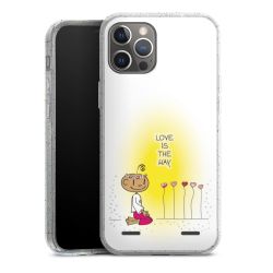 Carry Case Hülle Transparent/glitter ohne Band