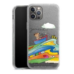 Carry Case Hülle Transparent/glitter ohne Band