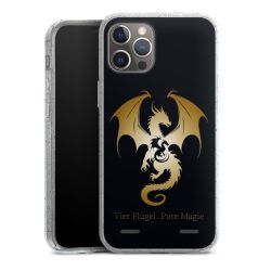 Carry Case Hülle Transparent/glitter ohne Band