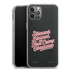 Carry Case Hülle Transparent/glitter ohne Band