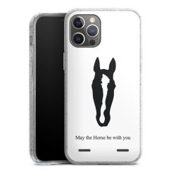 Carry Case Hülle Transparent/glitter ohne Band