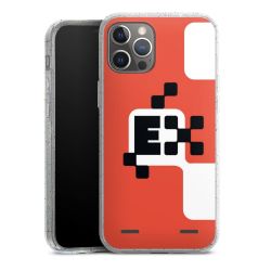 Carry Case Hülle Transparent/glitter ohne Band