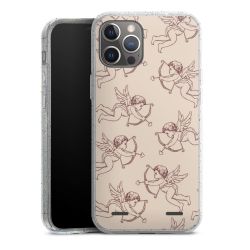 Carry Case Hülle Transparent/glitter ohne Band