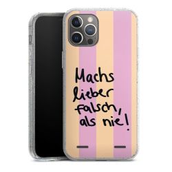 Carry Case Hülle Transparent/glitter ohne Band