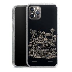 Carry Case Hülle Transparent/glitter ohne Band