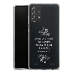 Carry Case Hülle Transparent/glitter ohne Band