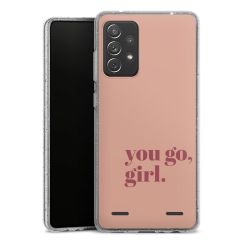 Carry Case Hülle Transparent/glitter ohne Band