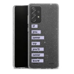 Carry Case Hülle Transparent/glitter ohne Band