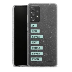 Carry Case Hülle Transparent/glitter ohne Band