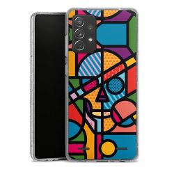 Carry Case Hülle Transparent/glitter ohne Band