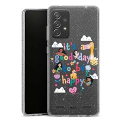 Carry Case Hülle Transparent/glitter ohne Band