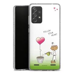 Carry Case Hülle Transparent/glitter ohne Band