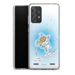 Carry Case Hülle Transparent/glitter ohne Band