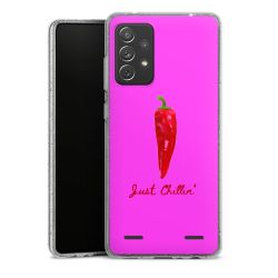 Carry Case Hülle Transparent/glitter ohne Band