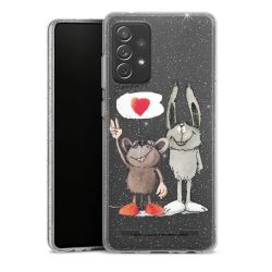 Carry Case Hülle Transparent/glitter ohne Band