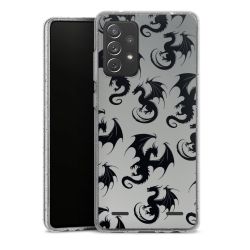 Carry Case Hülle Transparent/glitter ohne Band