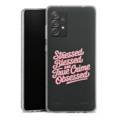 Carry Case Hülle Transparent/glitter ohne Band