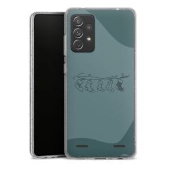 Carry Case Hülle Transparent/glitter ohne Band