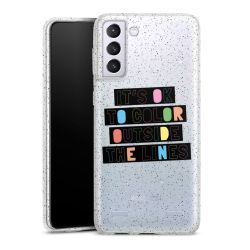 Carry Case Hülle Transparent/glitter ohne Band