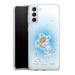 Carry Case Hülle Transparent/glitter ohne Band