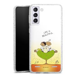 Carry Case Hülle Transparent/glitter ohne Band