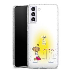 Carry Case Hülle Transparent/glitter ohne Band