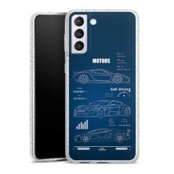 Carry Case Hülle Transparent/glitter ohne Band