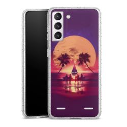 Carry Case Hülle Transparent/glitter ohne Band