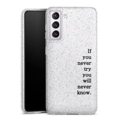 Carry Case Hülle Transparent/glitter ohne Band