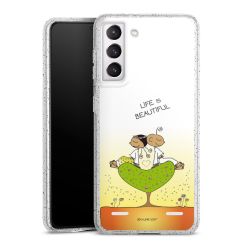 Carry Case Hülle Transparent/glitter ohne Band