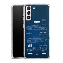 Carry Case Hülle Transparent/glitter ohne Band