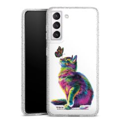 Carry Case Hülle Transparent/glitter ohne Band